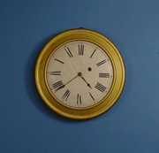 Rare 16 Inch  Brewster & Ingrahams Wall Clock