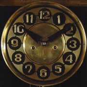 Retro Deco Double Weight Vienna Wall Clock