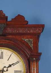 Waterbury Hanging WT DRVN Library Wall Clock