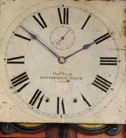 Rare 1 Yr Differential Mahogany Wall Clock