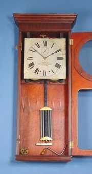 Rare 1 Yr Differential Mahogany Wall Clock