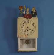 Maggie & Jigs Rolling Pin Animated Wall Clock