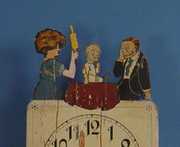 Maggie & Jigs Rolling Pin Animated Wall Clock