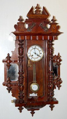 Walnut Mirrorside RA Wall Clock