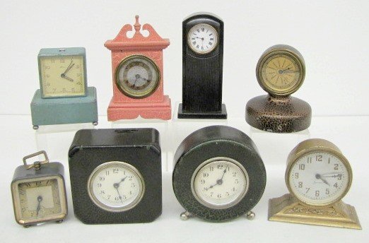 8 Small Dresser Clocks