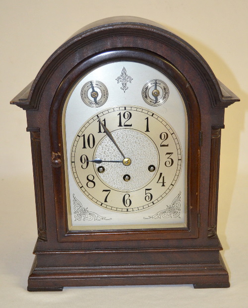 Antique Seth Thomas Westminster Chime Mahogany Mantel Clock