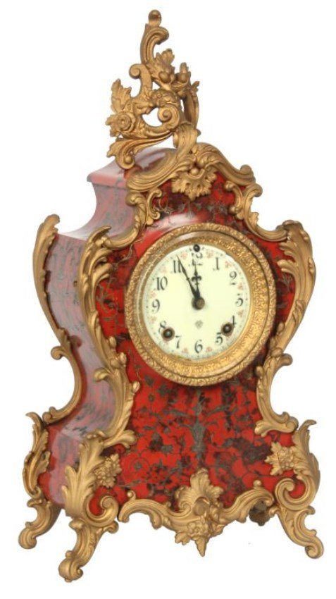 Ansonia Louis XIV Style Mantle Clock