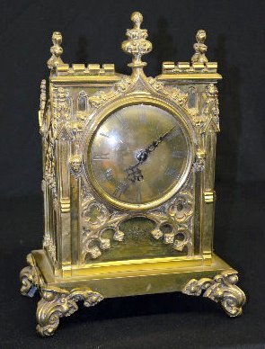 Antique French Gothic Shelf Clock