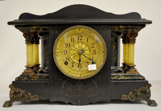 Seth Thomas “Shasta” 4 Post Mantel Clock