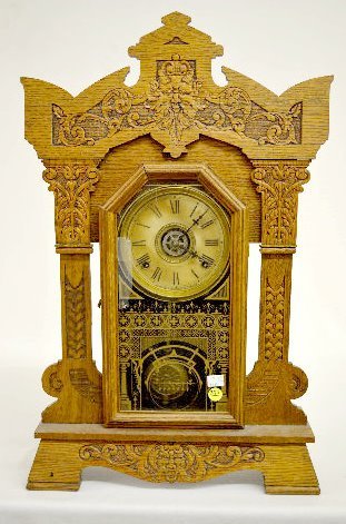 Seth Thomas “The Giants No. 1”  Oak Kitchen Clock