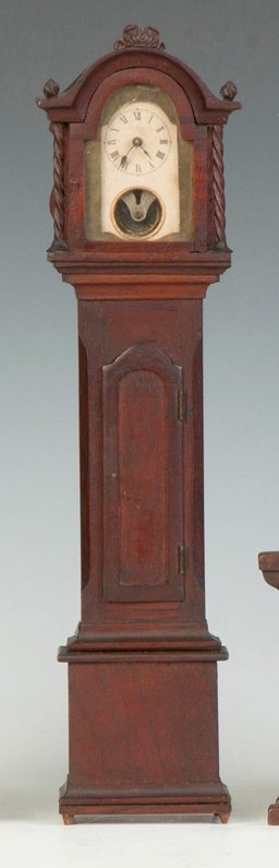 Miniature Grandfather Clock, Yale Clock Company