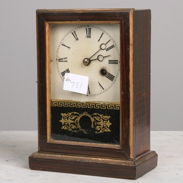 19th century small cottage mantel clock