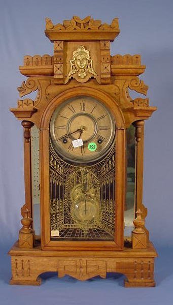 Kroeber Artic Mirror Side Parlor Clock