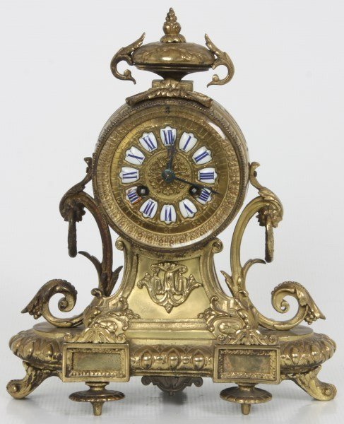 Gilbert Rococo Gilt Bronze Mantle Clock Price Guide