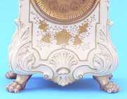 French Porcelain Japy Freres Mantel Clock