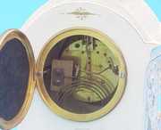 French Porcelain Japy Freres Mantel Clock