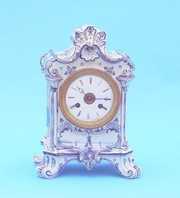 Blue & White Delft China Mantel Clock