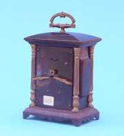 American Painted Iron Carriage Clock