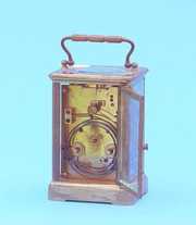 French Brass Gong Strike Carriage Clock