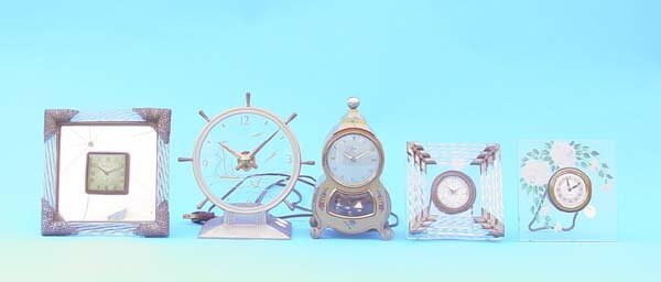 Five Small Novelty Clocks