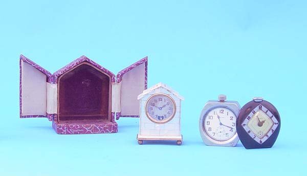 Three Small Novelty Clocks