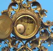 Gilbert Rococo Gilt Bronze Mantle Clock