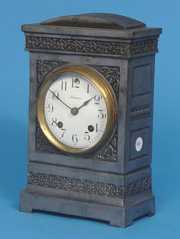 Decorative Ansonia Iron Mantel Clock