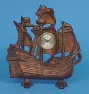 Santa Maria Iron Doorstop Clock