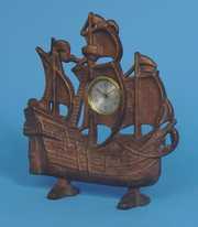 Santa Maria Iron Doorstop Clock