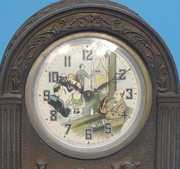 United Iron Novelty Animated Dial Clock