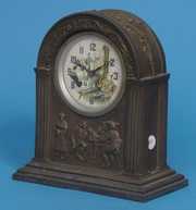 United Iron Novelty Animated Dial Clock