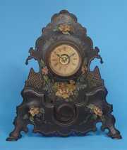 Ansonia Brass & Battery Iron Front Clock