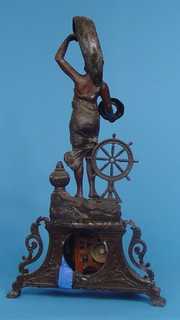 Waterbury Nautical Figural Mantel Clock