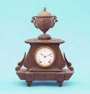 Seth Thomas & Sons Iron Urn Top Mantel Clock