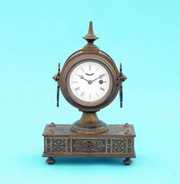 Small Tucker Bronze Iron Mantel Clock