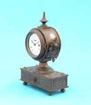 Small Tucker Bronze Iron Mantel Clock