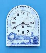 Delft Blue Porcelain Wall Clock