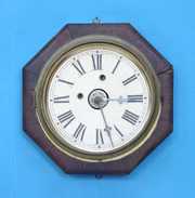 Rosewood Gallery Wall Clock With Alarm