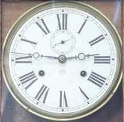 Ansonia Oak Wall Clock