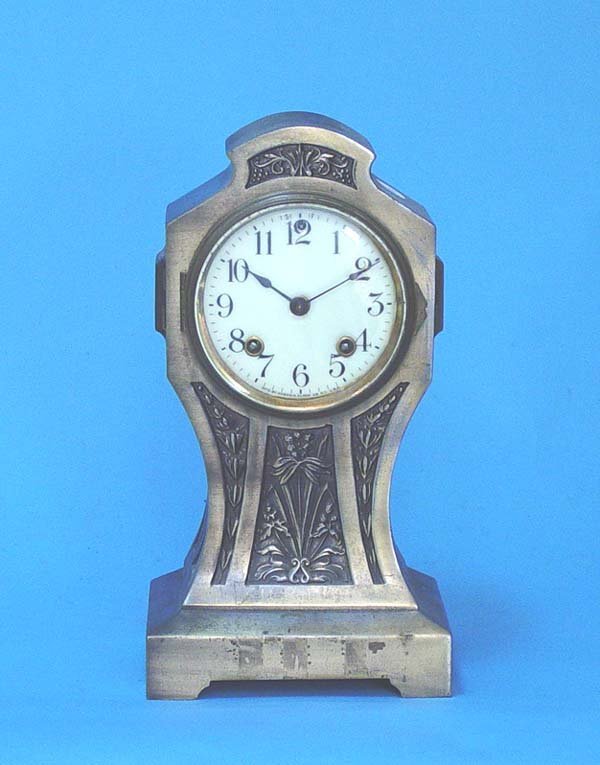 Decorative Ansonia Iron Mantel Clock