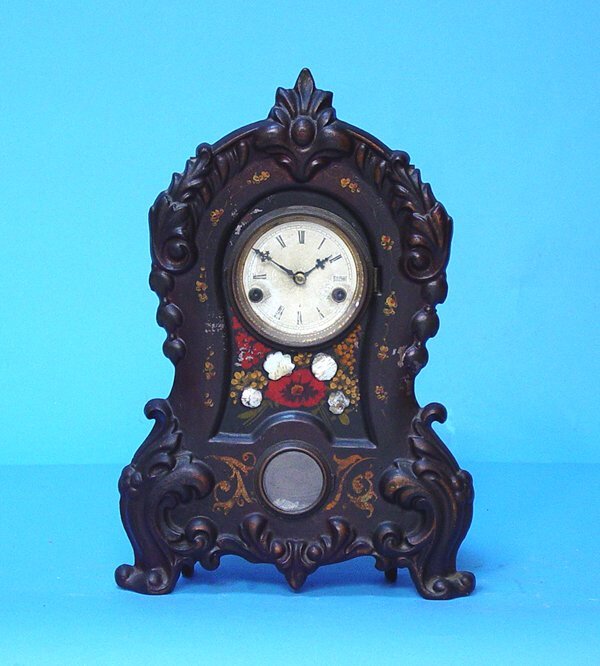American Clock Company Iron Front Clock