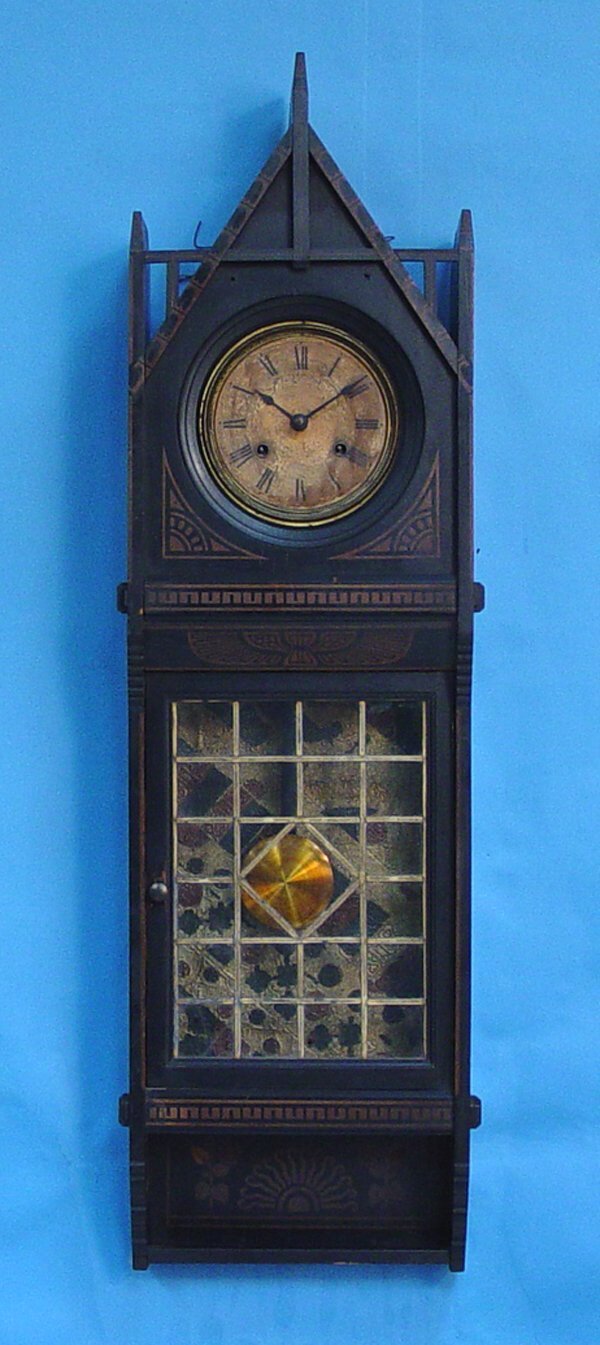 Unusual Geometric Painted Wall Clock