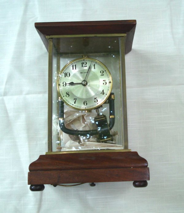 Early battery driven mantel clock