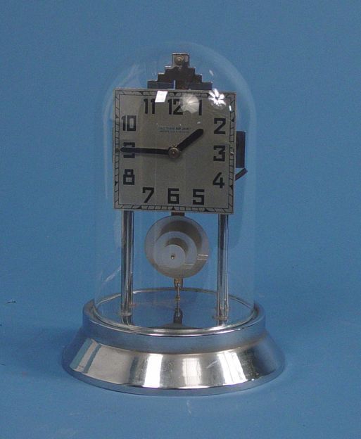 Art Deco French Electric Mantle Dome Clock