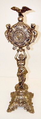 Lenzkirch, Ornate Lady Figural Banquet Clock