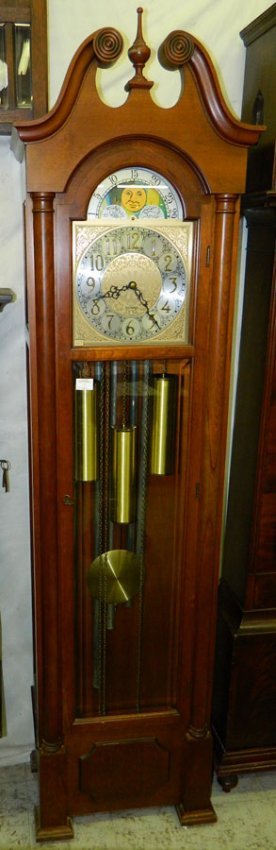 8 day  Seth Thomas grandfather clock 77″ tall.