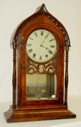Early Onion Top Large Shelf Clock, EN Welch(?)