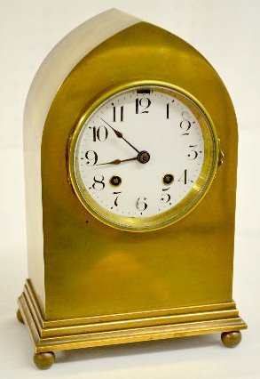 Chelsea Brass Beehive Shelf Clock