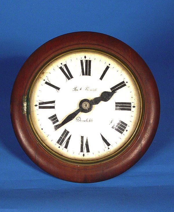 Joseph Cinch Dunstable Walnut Black Forest Wall Clock