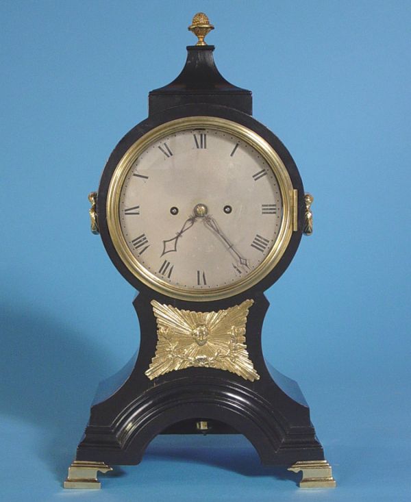 Early English Balloon Fusee Clock